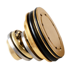 CNC Machined Airsoft Piston Head with Ball Bearing Double O-Ring