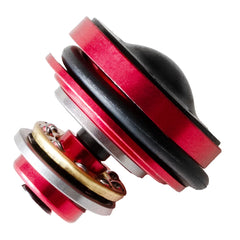 CNC Machined Airsoft Piston Head with Ball Bearing Mushroom Head Type for V2 V3 Standard Gearbox