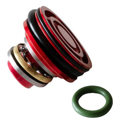 CNC Machined Aluminum Alloy Three O-ring Piston Head with Ball Bearing