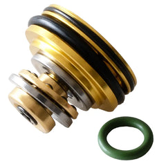 CNC Machined Aluminum Alloy Three O-ring Piston Head with Ball Bearing