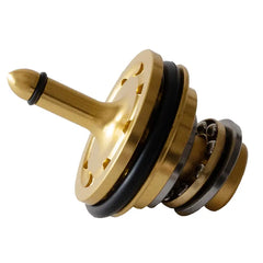 CNC Machined Tactical Airsoft Piston Head with Ball Bearing Blue/Black/Red/Gold