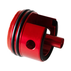 Double O-Ring Airsoft Aluminium Cylinder Head with Top & Bottom Pad for V2 V3 Gearbox