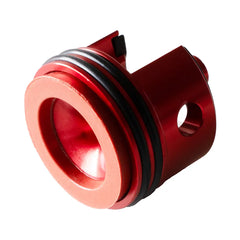 Double O-Ring Airsoft Aluminium Cylinder Head with Top & Bottom Pad for V2 V3 Gearbox