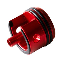 Double O-Ring Airsoft Aluminium Cylinder Head with Top & Bottom Pad for V2 V3 Gearbox