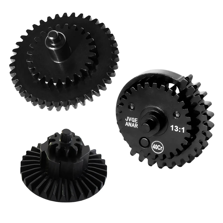 CNC Steel Cut Magnetic Control Tactical Gear Sets 12:1/13:1/16:1/18:1 for AEG EBB Version 2/3 Airsoft Gearbox