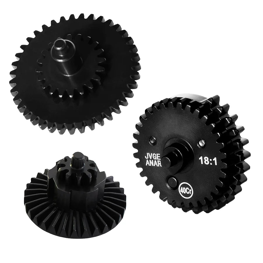 CNC Steel Cut Magnetic Control Tactical Gear Sets 12:1/13:1/16:1/18:1 for AEG EBB Version 2/3 Airsoft Gearbox