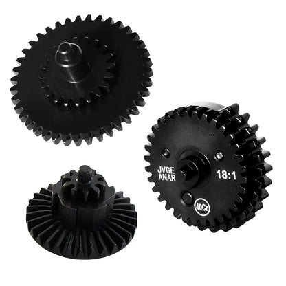 CNC Steel Cut Magnetic Control Tactical Gear Sets 12:1/13:1/16:1/18:1 for AEG EBB Version 2/3 Airsoft Gearbox