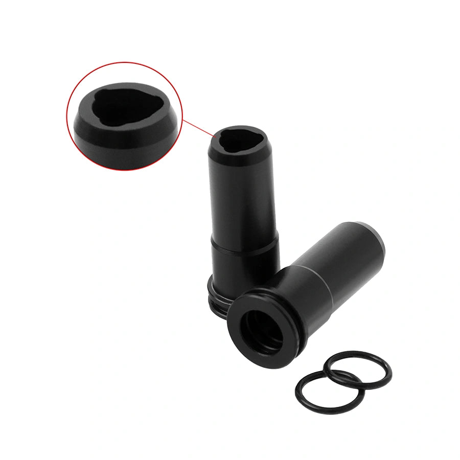 CNC POM 21.3mm Air Nozzle Double O-Ring Sealed High Performance AEG Replacement Part