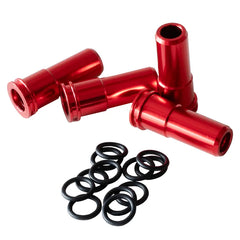 CNC Machined Aluminum Double O-Ring M4 Air Nozzle For Ver.2/3 Gearbox(21.4MM)