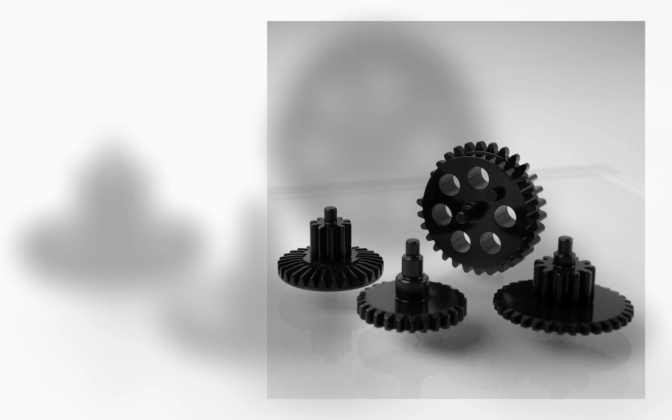 Precision airsoft gearbox gear components