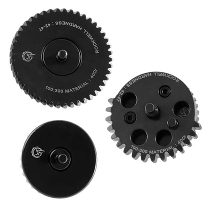 JVAN CNC 100:300 High-Torque Airsoft Gear Set | AEG Performance Upgrade Boost ROF & Durability for AEGs